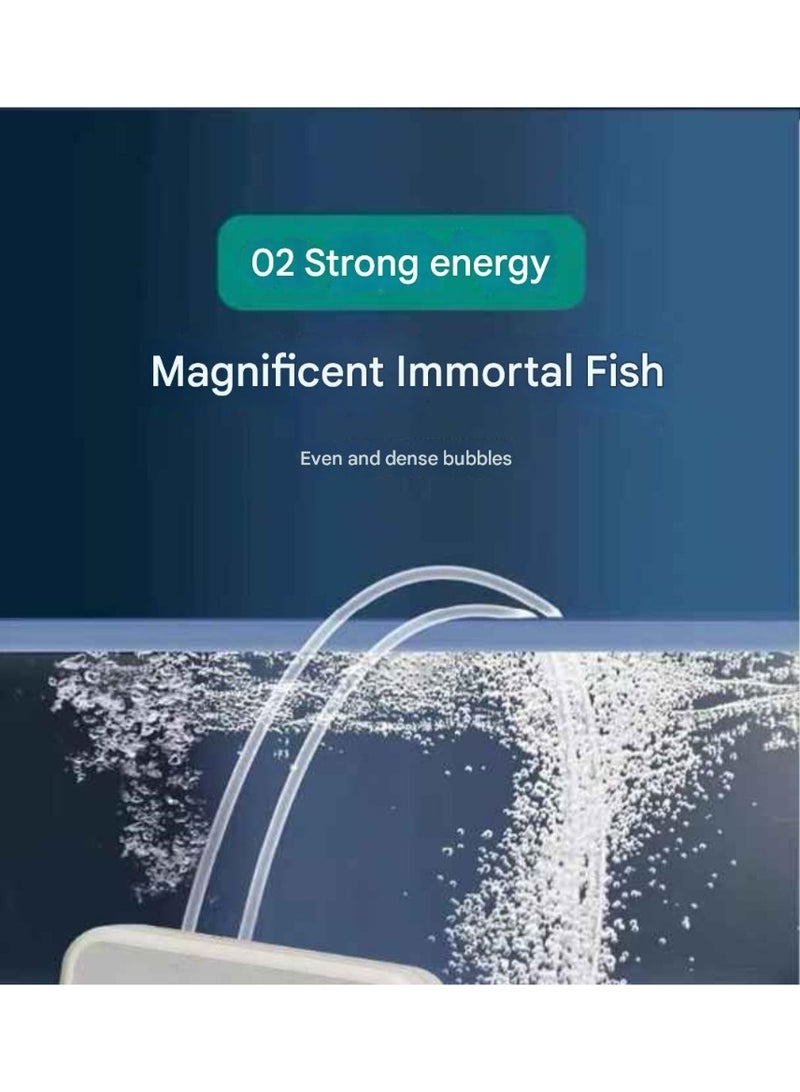 اليكليڤ مضخة أكسجين قابلة للشحن محمولة للصيد / تربية الأسماك، جهاز أكسجين صغير محمول يعمل عبر USB وصامت، للبيع بكثرة على موقع نون في السعودية - Image 3