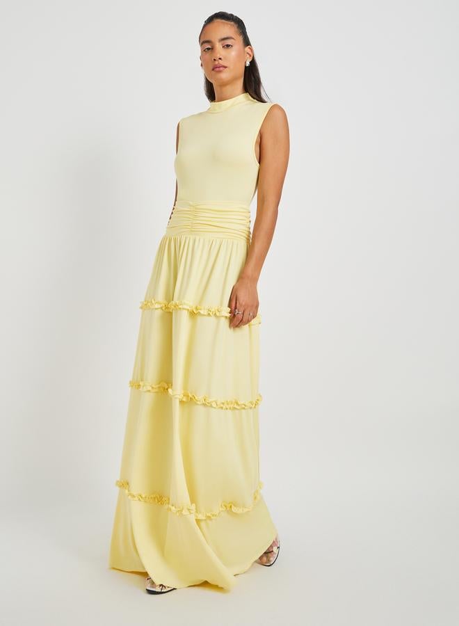Take Two Ruffled Tiered Dress - Image 1