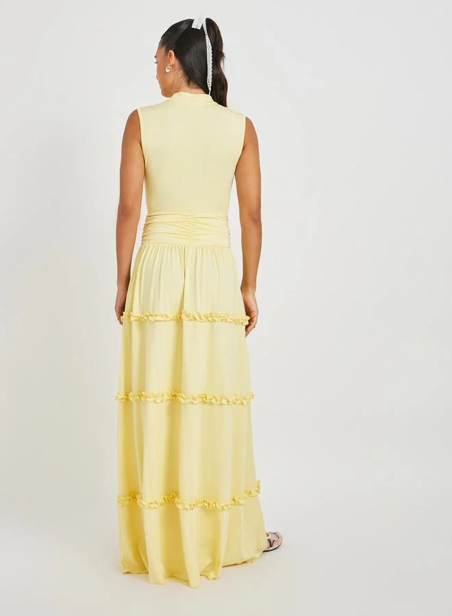 Take Two Ruffled Tiered Dress