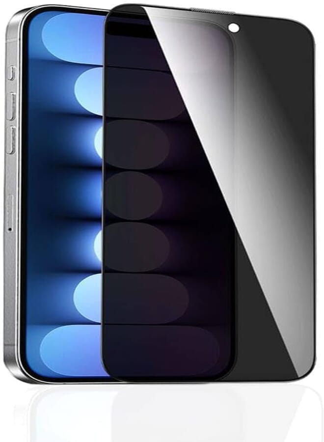 Next Store Privacy Glass Screen Protector Compatible with iPhone 15 Pro Max, 28° Privacy Angle, Anti-Fingerprint, Shockproof, Anti-Scratch, Anti-Reflective, Anti-Glare, Reinforced Edge Tempered Glass