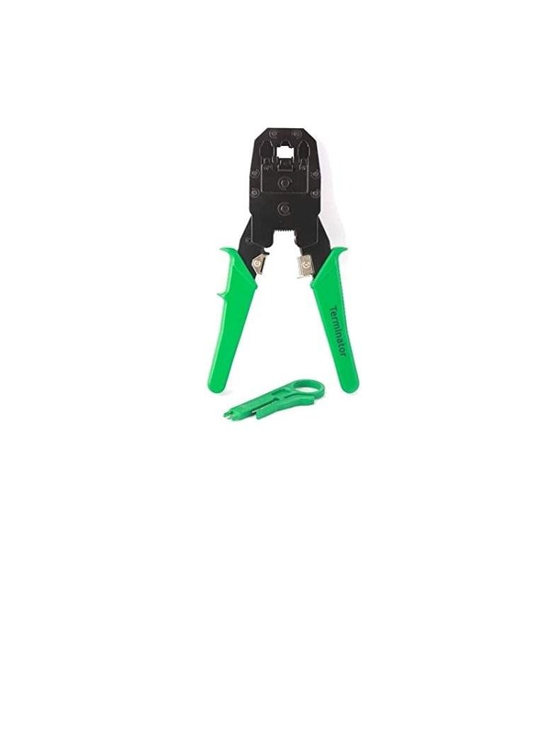 Terminator 3 in 1 Heavy Duty Crimping Tool 4P,6P,8P & Wire Stripper for Networking RJ45 RJ11 RJ12 - Image 2