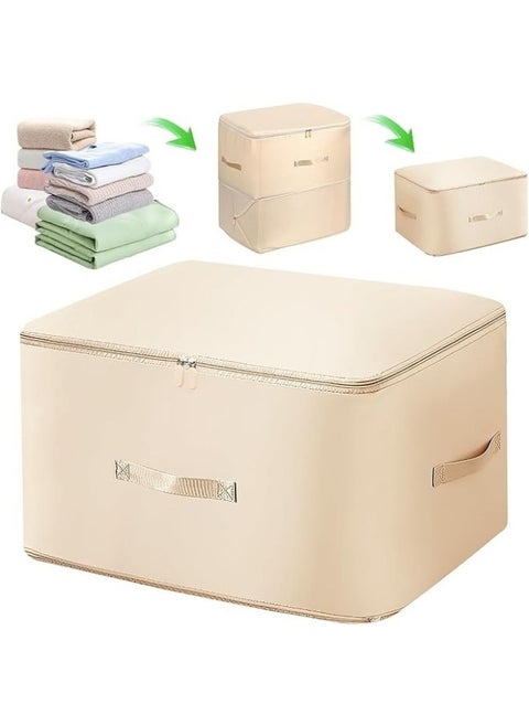 Ultra Space Saving Self Compression Organizer,Compression Bags,Duvet Storage Bags with Zips,Heavy Duty Moving Bags,Self Compression Organiser for Clothes Blanket Comforters