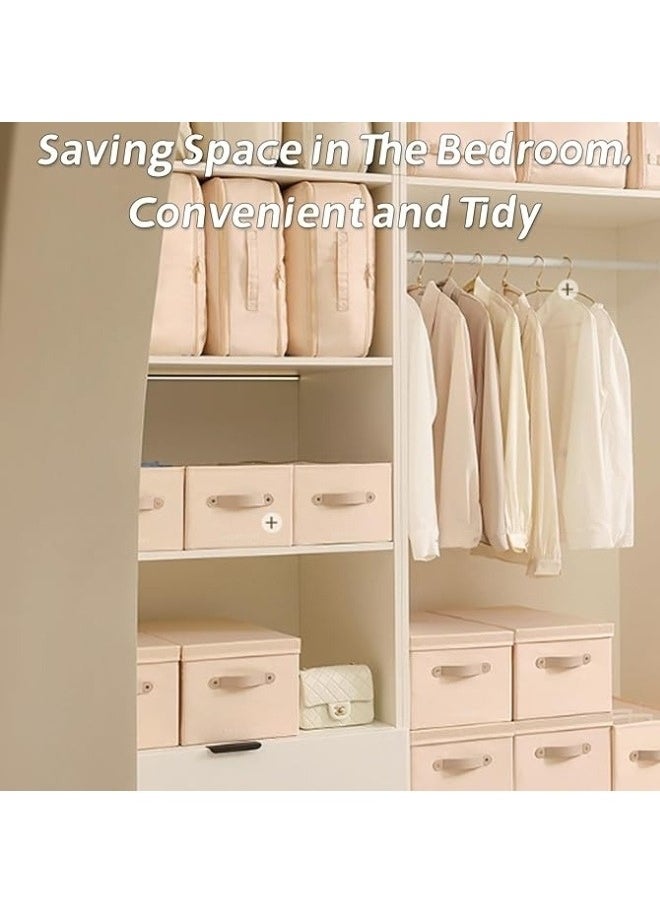 Ultra Space Saving Self Compression Organizer,Compression Bags,Duvet Storage Bags with Zips,Heavy Duty Moving Bags,Self Compression Organiser for Clothes Blanket Comforters