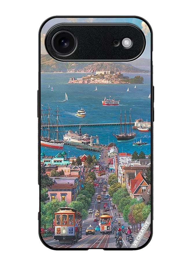 VR CREATIVE Protective Case Cover For Apple iPhone 17 Air Park West Gallery Design Multicolour