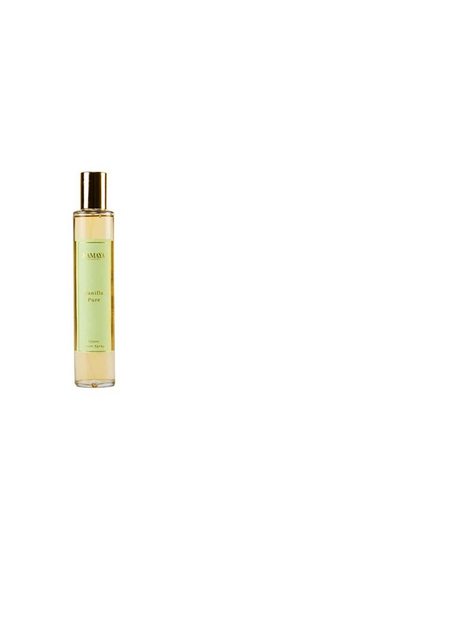 KAMAYA Iris Collection Vanilla Pure Room Spray 100ml | Long lasting Vanilla pure fragrance in clear bottle with gold lid - Image 2