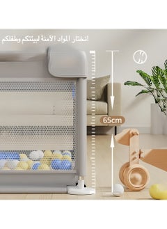 آسي بلاي حاجز لعب للأطفال بمساحة واسعة، شبكة قابلة للتنفس، إطار فولاذي متين، باب بسحاب، آمن ومناسب للاستخدام الداخلي والخارجي  - Image 3