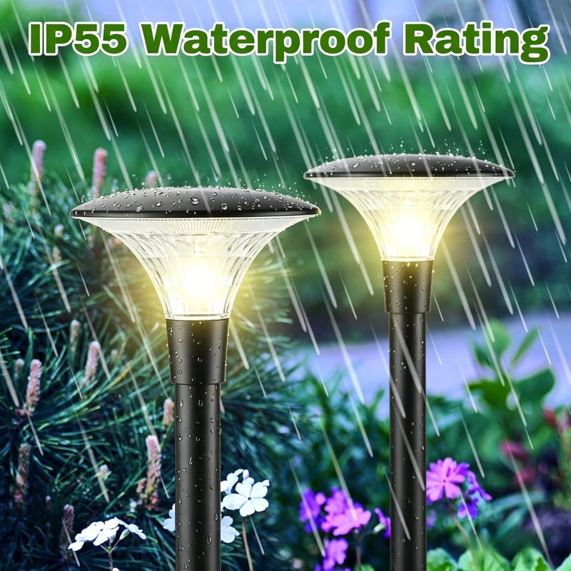 2PCS Solar Lawn Light Outdoor Garden Decorative LED Yard Patio Villa Spike Light Landscape Night Lighting Small Pathway Lamp - Image 1