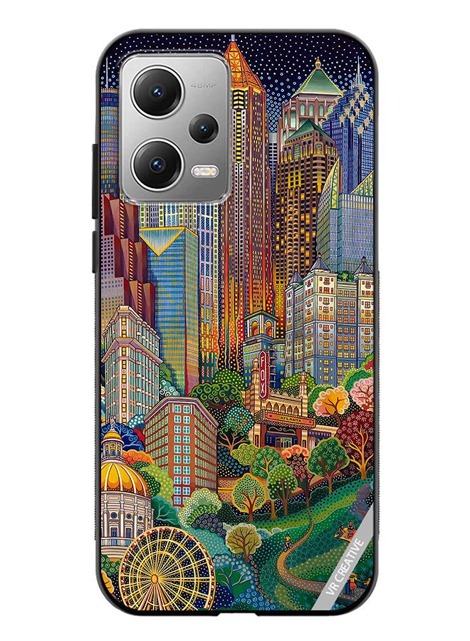 VR CREATIVE Protective Case Cover For Xiaomi Redmi Note 12 Multicolour Design - Image 1