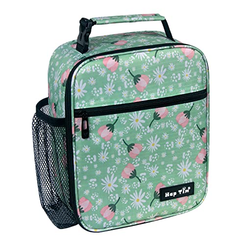 Hap Tim Insulated Lunch Bag Women Reusable Lunch Box for Women Men Adluts Lunchbox for Office Work Portable Lunchbag Green Floral18654GF - Image 1