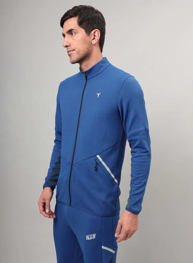 تكنوسبورت 4-Way Stretch Sports Jacket with Zip Pocket by Styli
