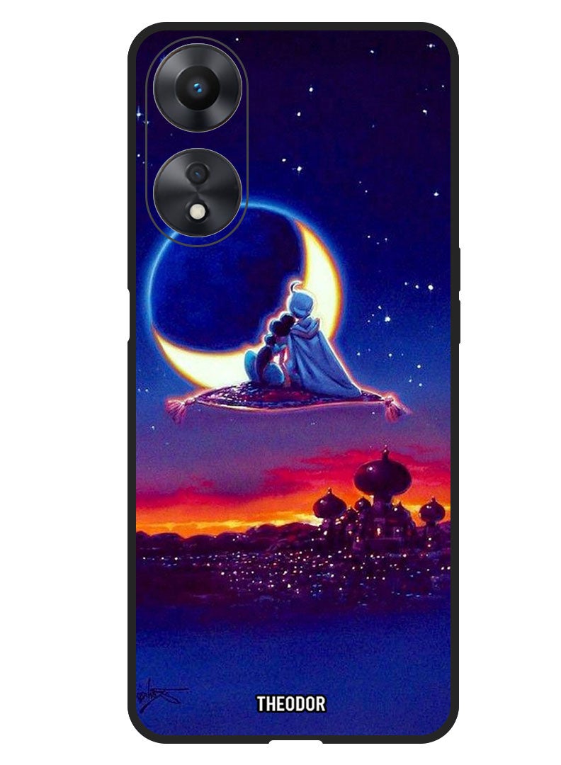 Theodor Protective Case Anti Scratch Shock Proof Bumper Cover For Oppo A98 Animation Aladdin from Aladdin Adventures by Disney - Image 1
