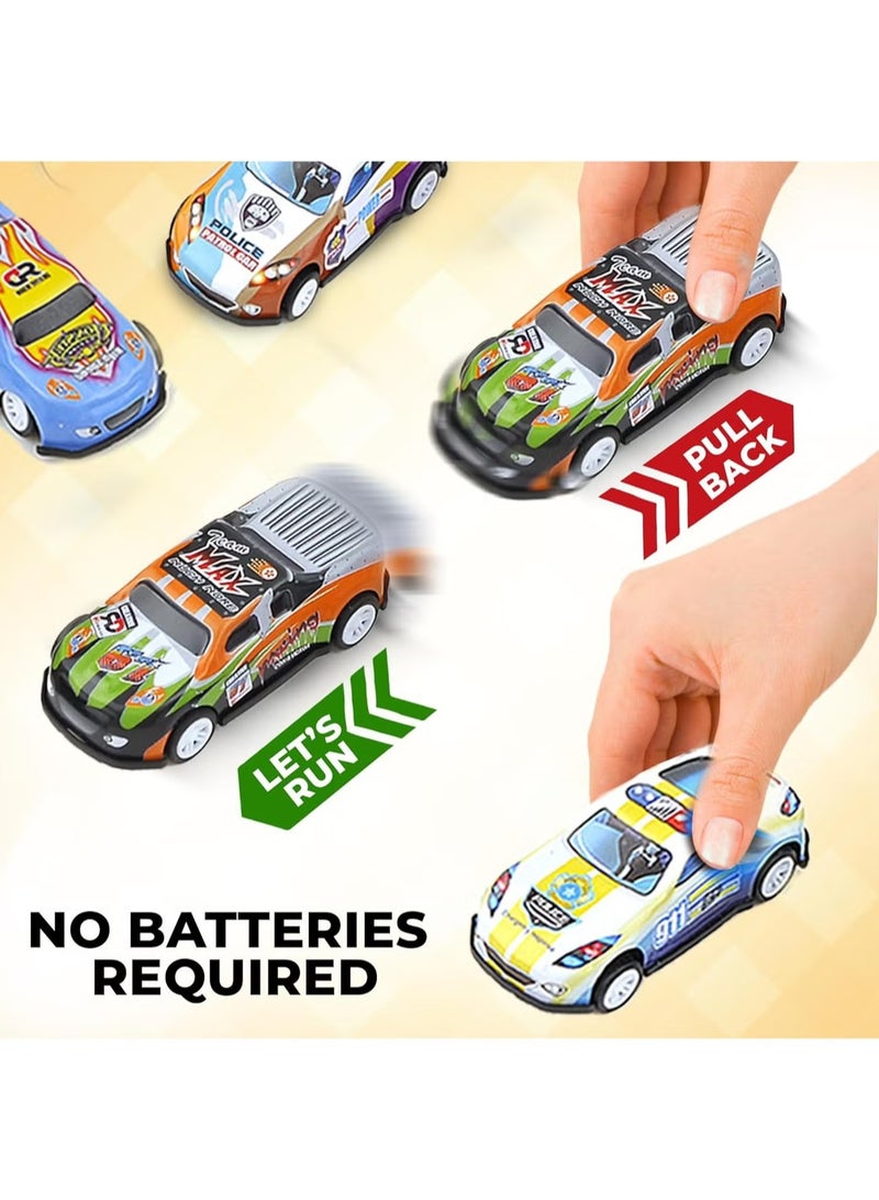 20 قطعة من ألعاب السيارات هدايا الحفلات، لعبة سيارات السباق القابلة للسحب، ألعاب صغيرة للأطفال الأولاد والبنات الصغار، حقيبة هدايا للحفلات للأطفال من سن 3 إلى 10 سنوات، هدية للأولاد والبنات مع صندوق تخزين - Image 4