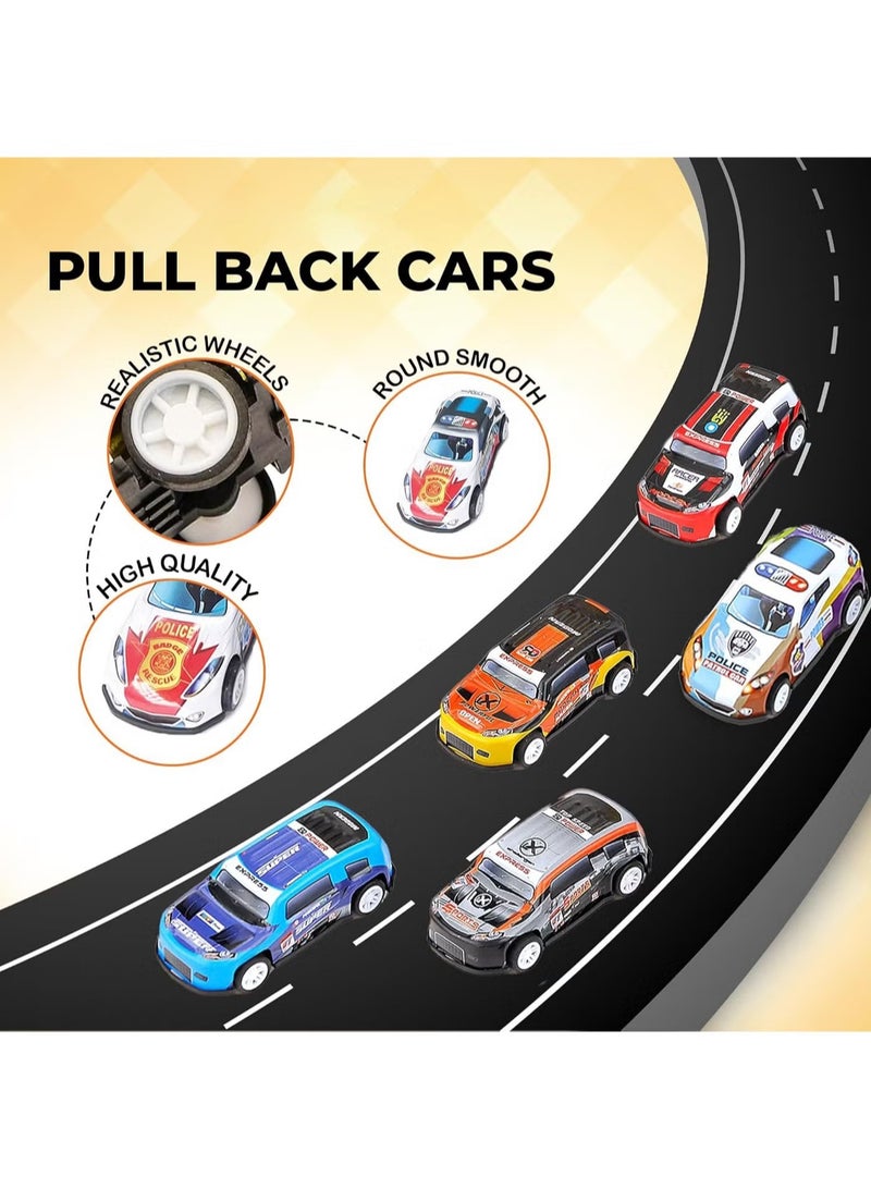 20 قطعة من ألعاب السيارات هدايا الحفلات، لعبة سيارات السباق القابلة للسحب، ألعاب صغيرة للأطفال الأولاد والبنات الصغار، حقيبة هدايا للحفلات للأطفال من سن 3 إلى 10 سنوات، هدية للأولاد والبنات مع صندوق تخزين - Image 3