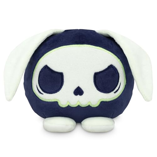 TeeTurtle Bunny and Reaper Reversible 4 Glow in The Dark Plushie RPG Collection Kawaii Cute Soft Stuffed Animals - Image 1