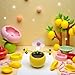 SquarezhenBo Apple Blossom Solar Dancing Flower Sunflower Toy Figurines Ornament Car Swinging Decoration Windowsill Honey Bee Swing Toys and Games - Image 3