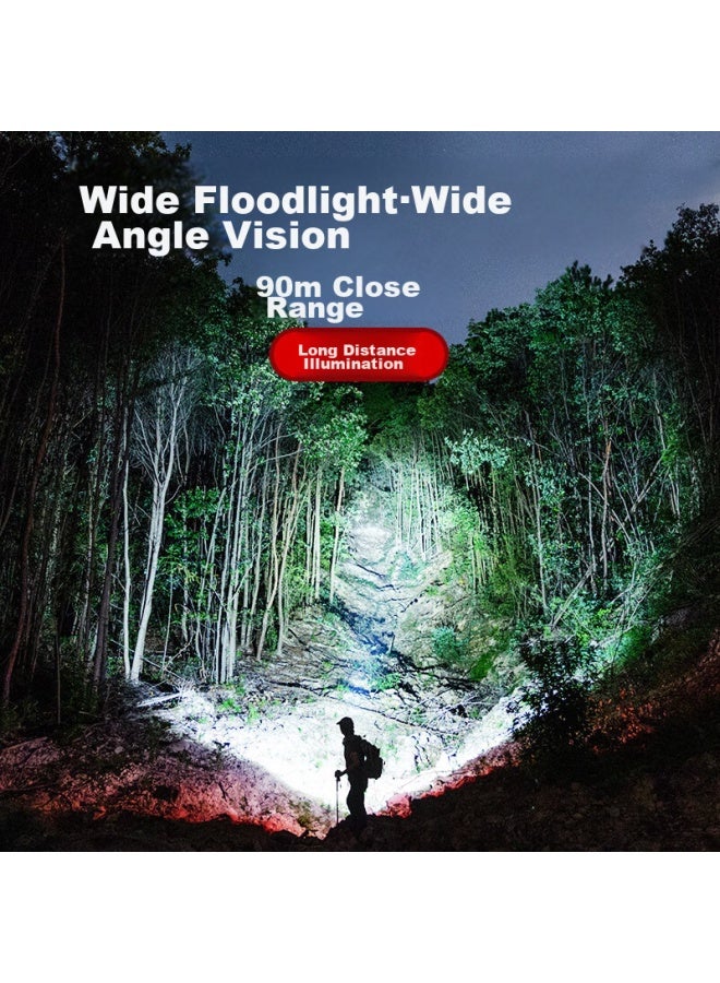 Shenyu Flashlight, High-power Handheld Torch, Compact Mini Zoomable Long-range Ultra-durable Super Bright Outdoor Cycling Light - Image 3