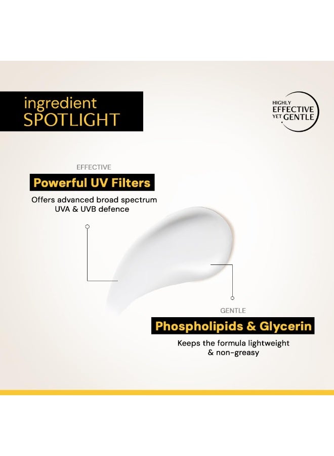 Deconstruct Face Gel Sunscreen SPF 50 + and PA+++ | Gel based sunscreen for oily, combination skin, normal skin | Broad spectrum sunscreen, No White Cast, Lightweight - 50g - Image 3