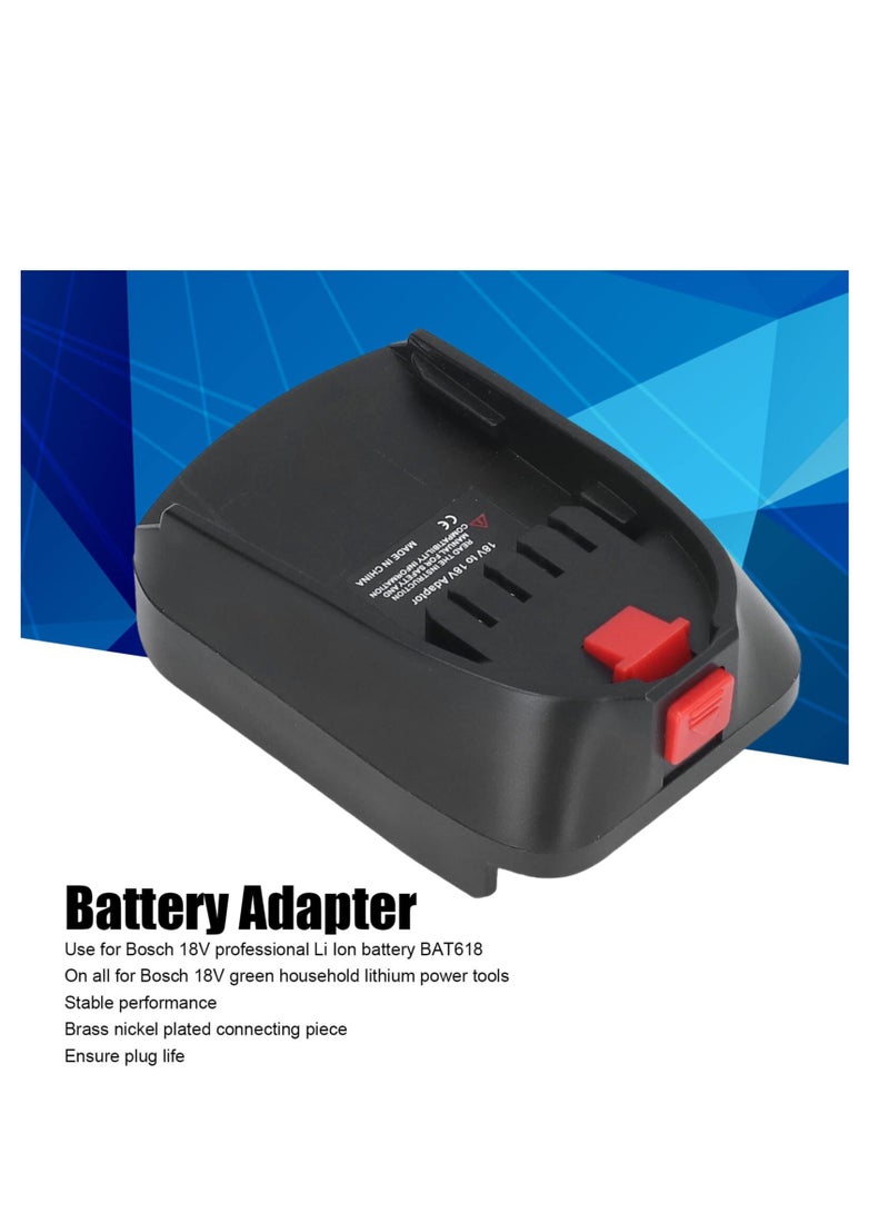 SOLARAE Replace for Bosch pba 18V Battery, Adapter for Makita Convert for Bosch 18V PBA Green Power Tools,  Compatible for Bosch BAT618 Li Ion Batteries 18V Electrical Power Tool BOSB18C - Image 4