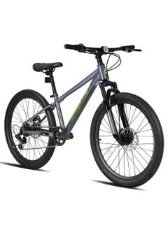 Spartan Spartan 24" Maverick MTB Grey - Wide Knobby Tyres, Premium & Sleek Build, Shimano Groupset & Dual Disc Brakes  - Image 1