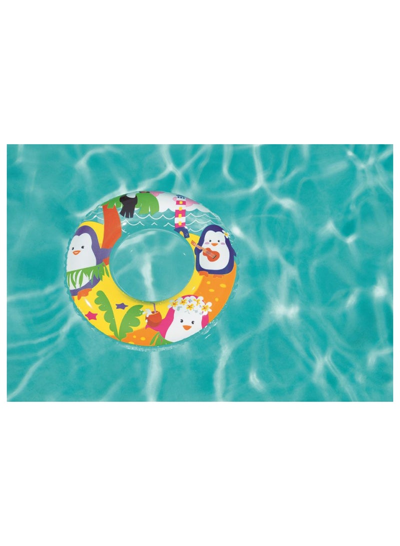 Bestway Inflatable Penguin Printed Swimming Ring 36113  - Image 3