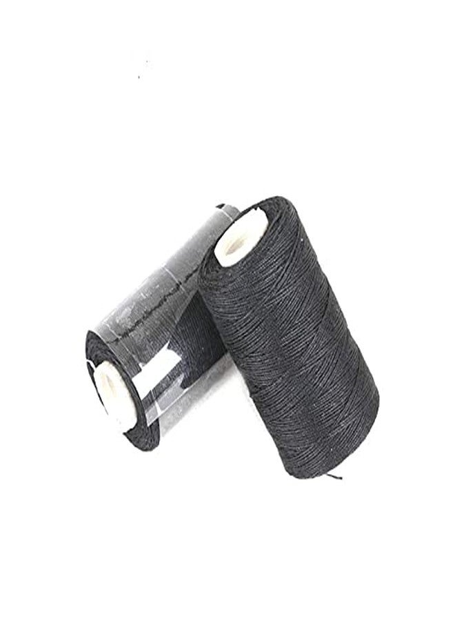 Funyn 3 لفات خيوط نسج الشعر خيوط قطنية لخياطة مشابك الشعر في تمديد الشعر صالون الشعر خيوط سميكة مع 3 إبر منحنية (ألوان مختلطة) - Image 4