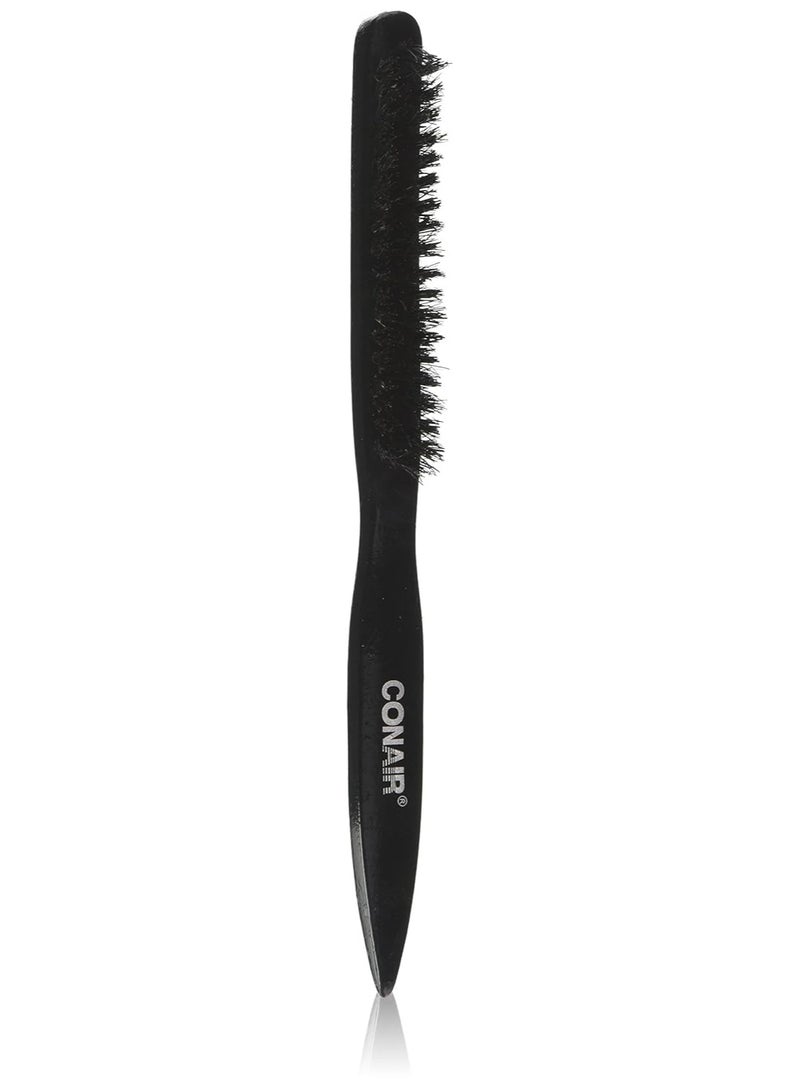 Conair Slim Teasing Hair Brush, Mixed Boar Bristle - Image 1