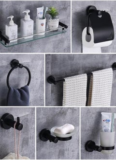 Bathroom Hardware Set 4 Pieces，Stainless Steel Accessories Sets ，Wall Mounted Double Towel Bar ，Towel Holder Hook，Toilet Paper Holder，Soap Dish - pzsku/Z737D03AC9D107B554B66Z/45/_/1692957490/54604bc4-3fec-4372-af0f-8f7997efc1b9