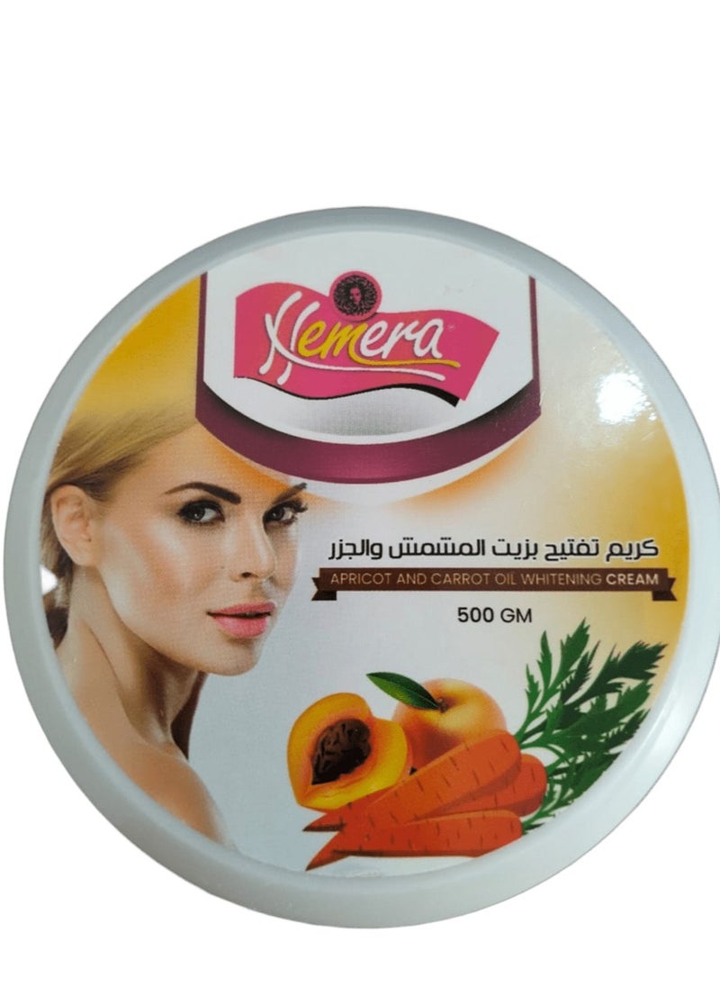 Hemera - Hemera Lightening Cream with Apricot and Carrot Oil 500 g - Image 1