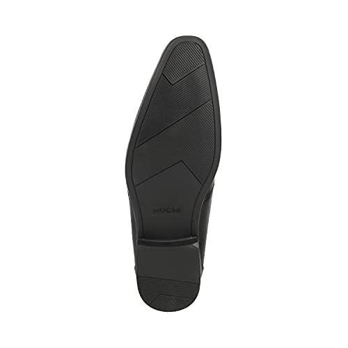Mochi Men's Black Leather Moccasin 10-UK (44 EU) (19-6531) - Image 4