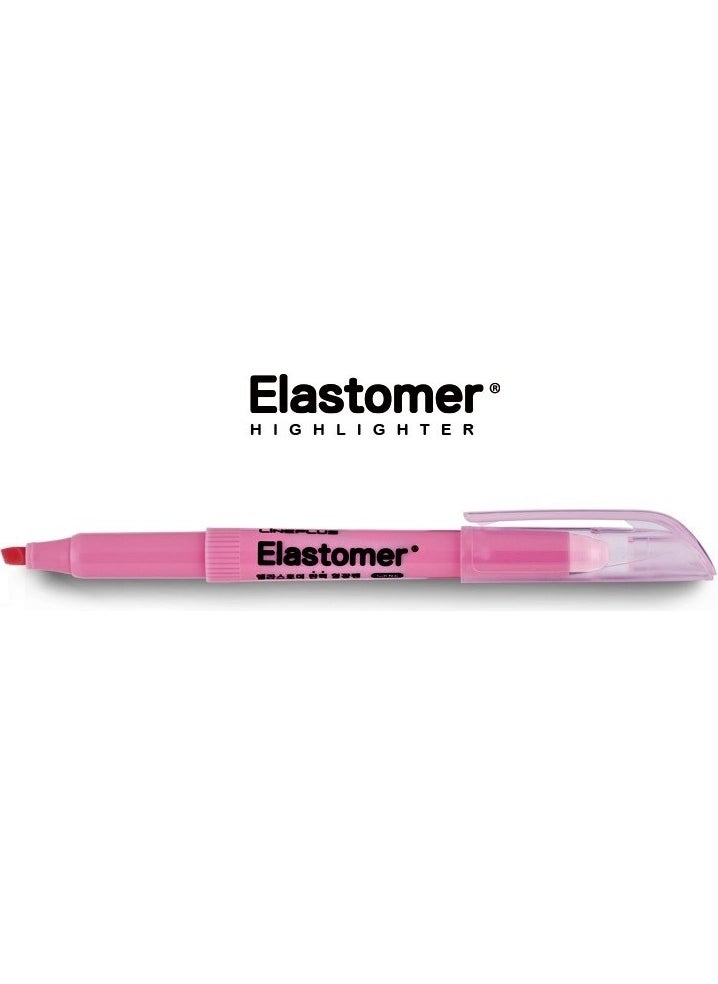 lineplus Elastomer Highlighter Pastel Colors 6 Pack  - Image 3
