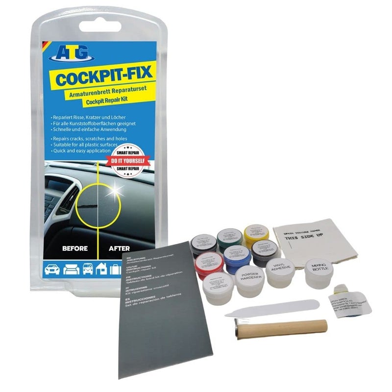 ATG Car Dashboard Repair Kit - Dash Repair - Dash Repair Kit - Leather & Vinyl Repair kit - Dashboard Repair - Dash Kit - Cracked Dashboard Repair Kit - Vinyl Repair Kit - Dashboard Repair Epoxy Glue - Image 1