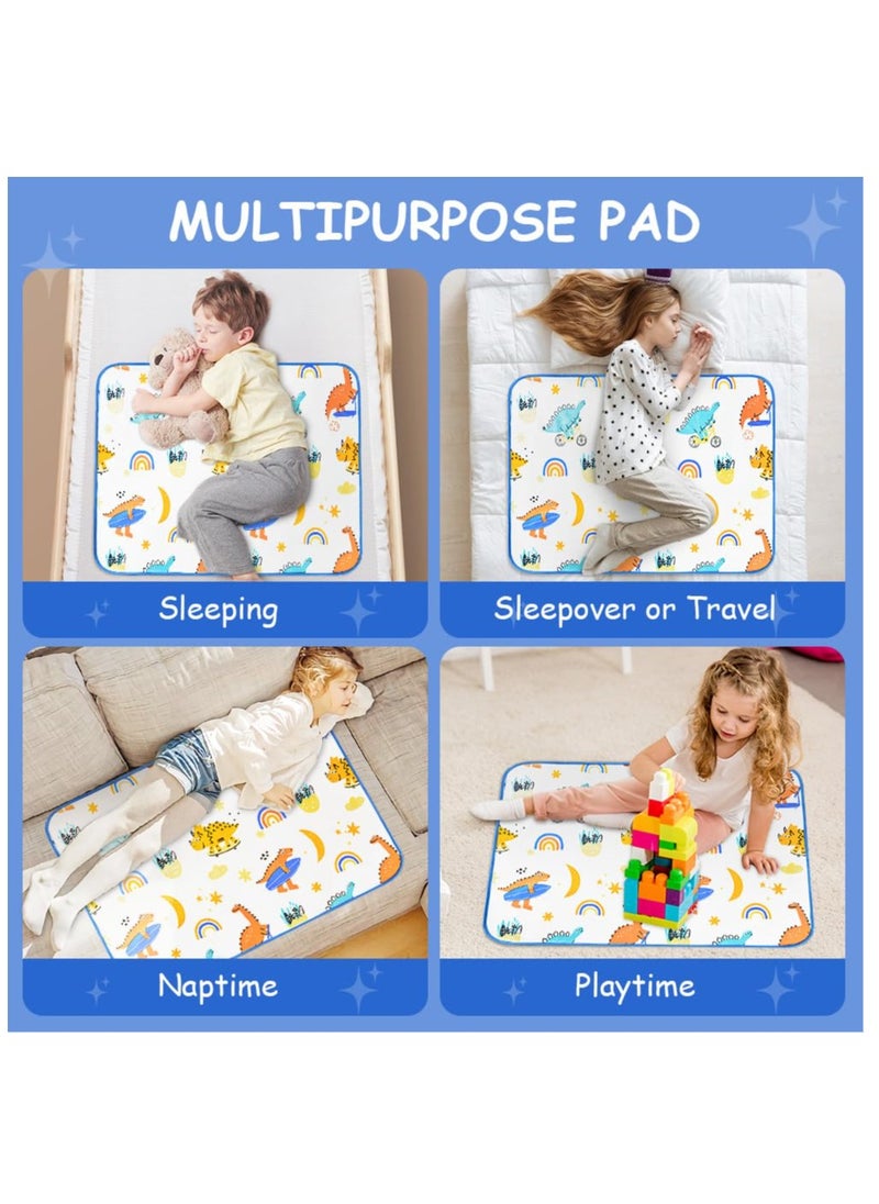 Bebiland 70x90cm Baby Waterproof Bed Pad, Potty Training Bed Pads, Bed Protector for Kids,  Absorb Water Pads Toddler Sheet Protector Toilet Training (Dinosaur Paradise)  - Image 5