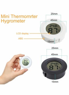 KASTWAVE Thermometers, Mini Hygrometer Thermometer, Indoor Thermometer, Hygrometer Fahrenheit or Celsius Meter, Digital LCD Monitor, for Greenhouse, Garden, Cellar, Cars, Baby Rooms, 6-Pack  - Image 4