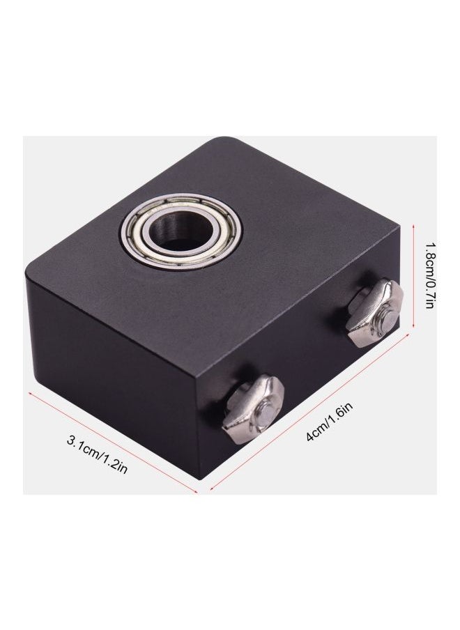 NIBEMINENT Metal Z-Rod Bearing Holder 3D Printer Accessories Black/Silver  - Image 2
