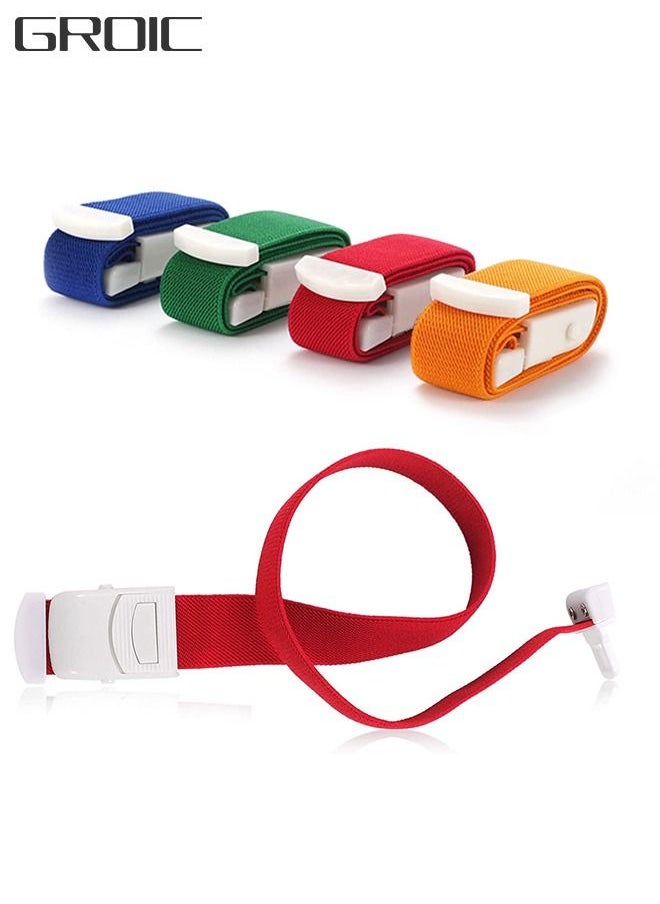GROIC 4-Pack Emergency Tourniquet, Adjustable Tourniquets Medical Emergency First Aid Quick Release Tourniquet with Buckle, Outdoor Snap-Type Emergency Buckle Band  - Image 1