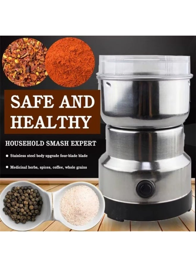 Slivers Criest SC-8200 Electric Grinder - 1000W High-Power Coffee, Spice & Nut Mill with Stainless Steel Metal Blade - Image 4