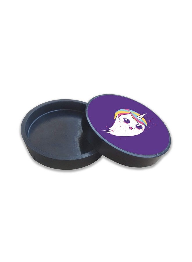 Tinywalk Unicorn Books for Quotes Coaster Wooden Printed Coaster (4X4) inch Set of 6 Pieces - Image 3