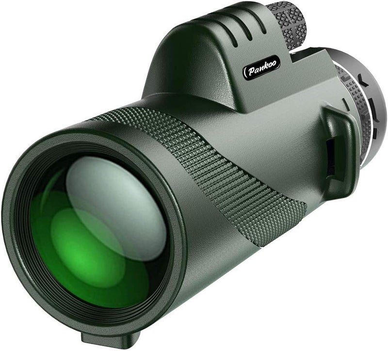 Pankoo 40x60 HD High Power Adult Monocular with Tripod and Smartphone Adapter - Ideal for Birdwatching, Hiking, Traveling Concerts - BAK4 Prism, Clear Colors, Durable and Portable - Image 1