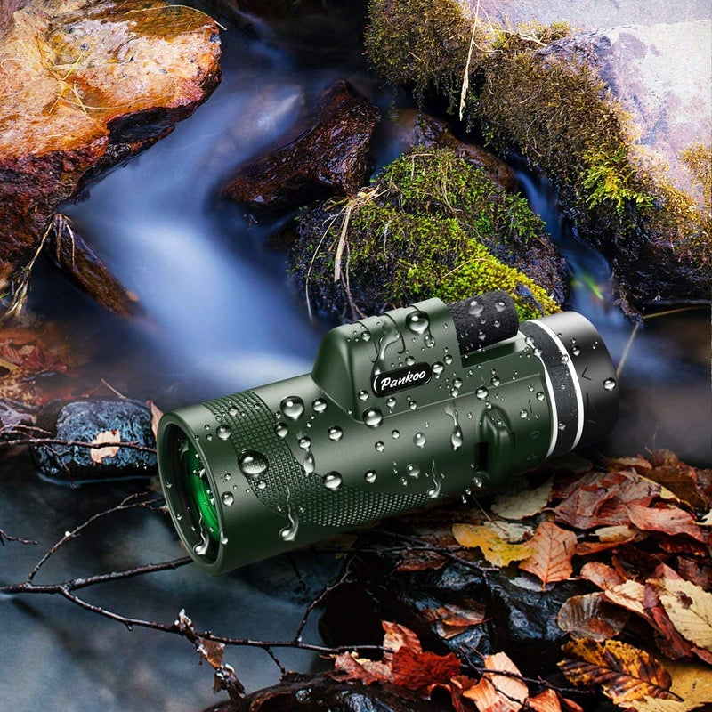 Pankoo 40x60 HD High Power Adult Monocular with Tripod and Smartphone Adapter - Ideal for Birdwatching, Hiking, Traveling Concerts - BAK4 Prism, Clear Colors, Durable and Portable - Image 5