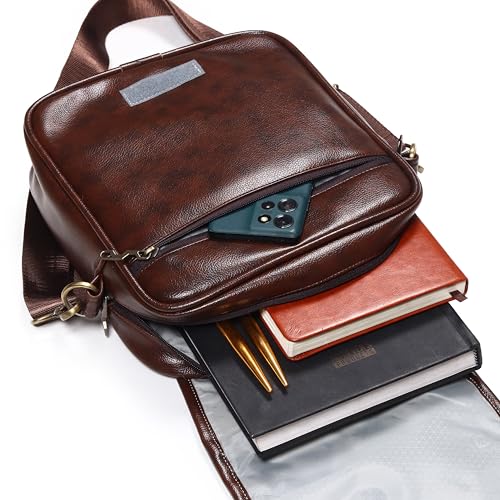 HOT SHOT TRIPSTER_2007|FAUX LEATHER SLING BAG|SIDE BAG|TRAVEL BAG|SHOULDER BAG|PASSPORT BAG|CROSS BODY BAG|WATER RESISTANT|7 LITER SLING BAG FOR MEN & WOMEN - Image 4