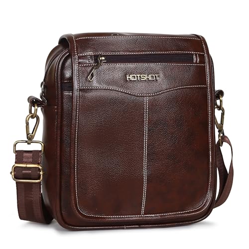 HOT SHOT TRIPSTER_2007|FAUX LEATHER SLING BAG|SIDE BAG|TRAVEL BAG|SHOULDER BAG|PASSPORT BAG|CROSS BODY BAG|WATER RESISTANT|7 LITER SLING BAG FOR MEN & WOMEN - Image 2