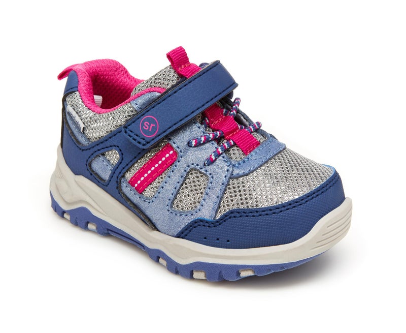 Stride Rite 360 Girls Artin 2.0 Athletic Sneaker, Blue/Pink, 10 Toddler