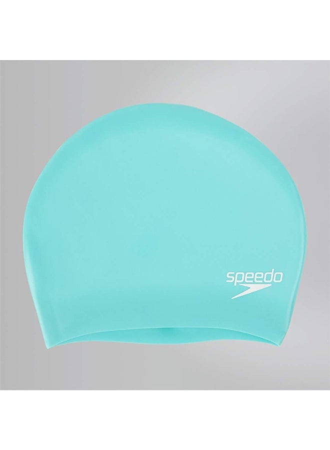Speedo Speedo Long Hair Swim Cap - Comfortable Fit, Hydrodynamic Design, Waterproof Hat - Premium Swimming Hats for Performance, Durability and Everyday Use - Image 1