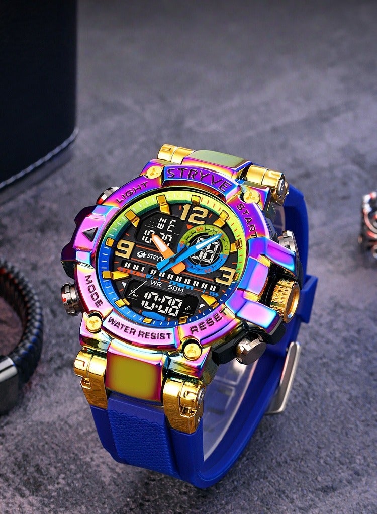 STRYVE New Sporty Colorful Luminous Digital Multifunctional Student Watch - Image 2