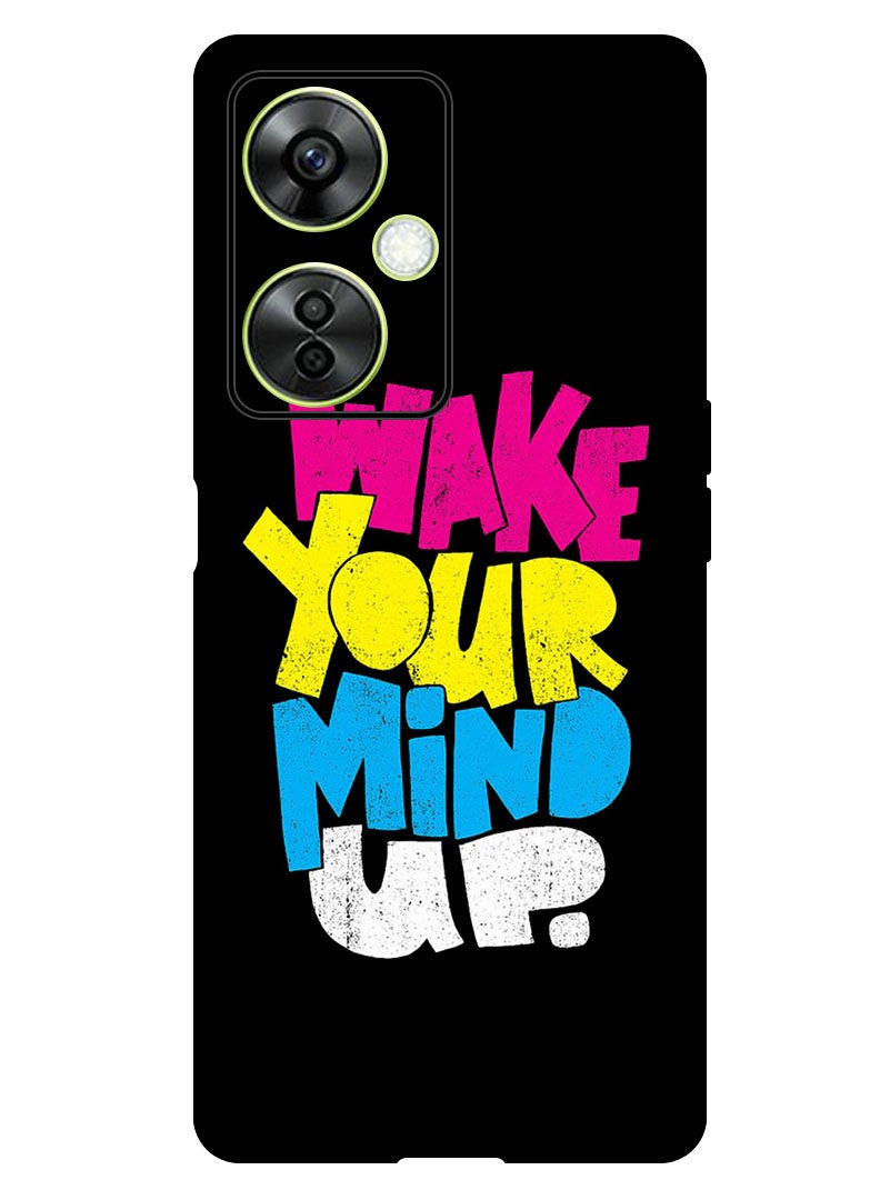 Theodor Protective Case Anti Scratch Shock Proof Bumper Cover For OnePlus Nord CE 3 Lite Wake your mind - Image 1