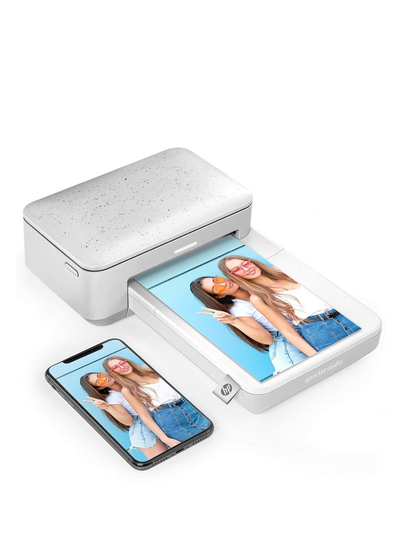 HP Sprocket Studio 4x6” Instant Photo Printer – Print Photos from Your iOS, Android Devices & Social Media