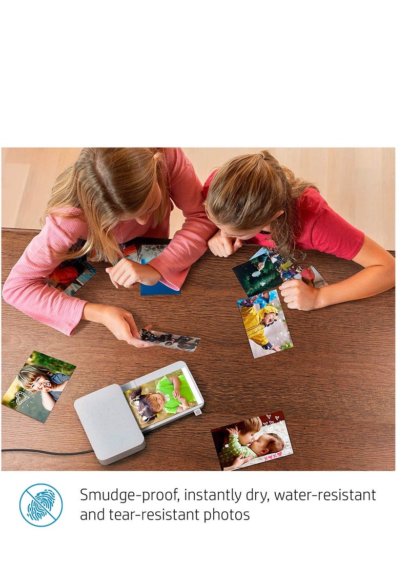 HP Sprocket Studio 4x6” Instant Photo Printer – Print Photos from Your iOS, Android Devices & Social Media