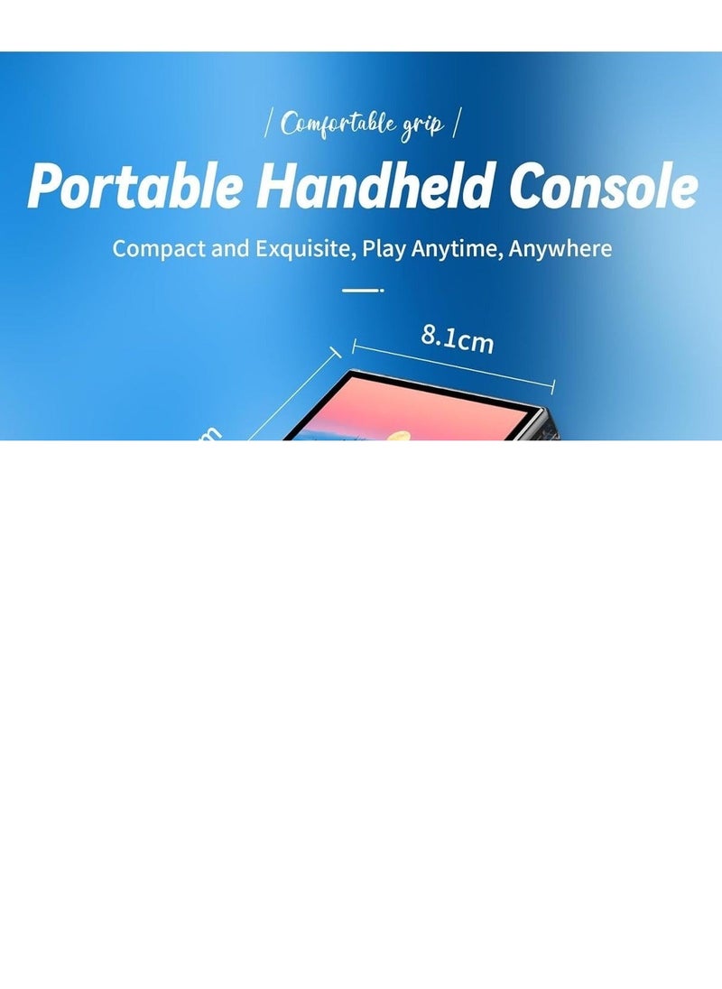 ANBERNIC  - RG35XX Plus Linux Handheld Game Console, 3.5'' IPS Screen, Pre-Loaded 6900 Games, 3300mAh Battery, Supports 5G WiFi Bluetooth HDMI and TV Output (64GB, Transparent Black) - Image 1