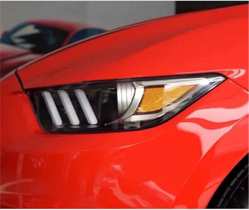 Wivplex Transparent Headlight Lens Cover for Ford Mustang 2014-2017 - Image 3