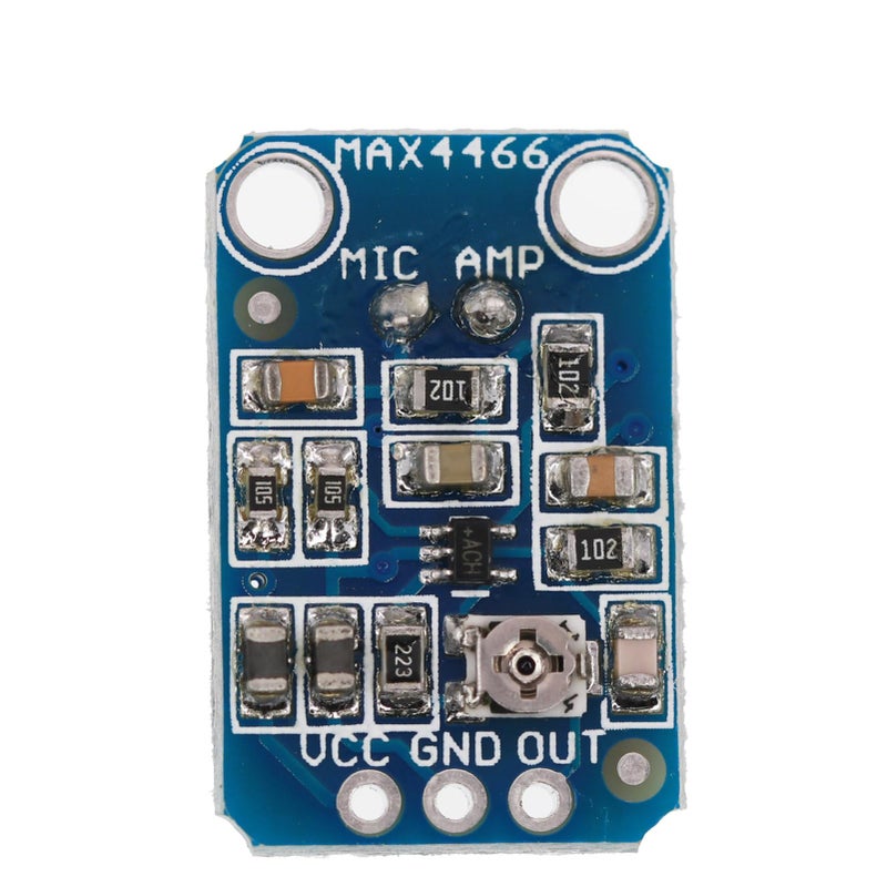MAX4466 Electret Microphone Amplifier Module 2x2cm High Fidelity Audio Preamplifier for Recording - Image 4